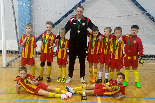 Elva Indoor Cupil kolmandaks tulnud FC Helios Võru meeskond